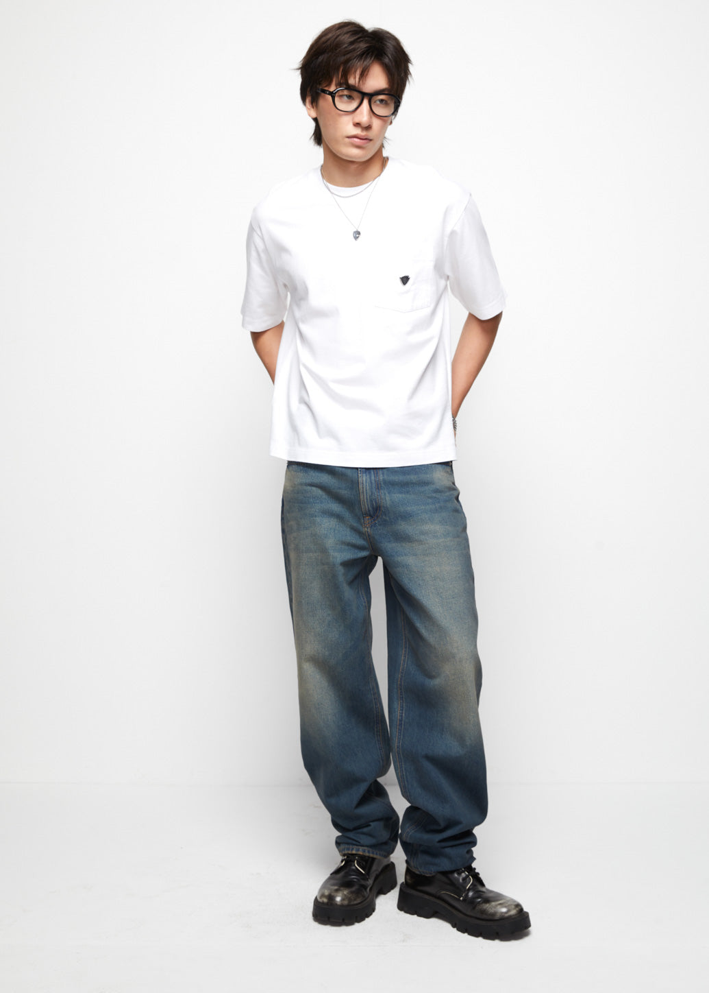 BOXY SIGNATURE LOGO TEE - CPS Chaps Official Store