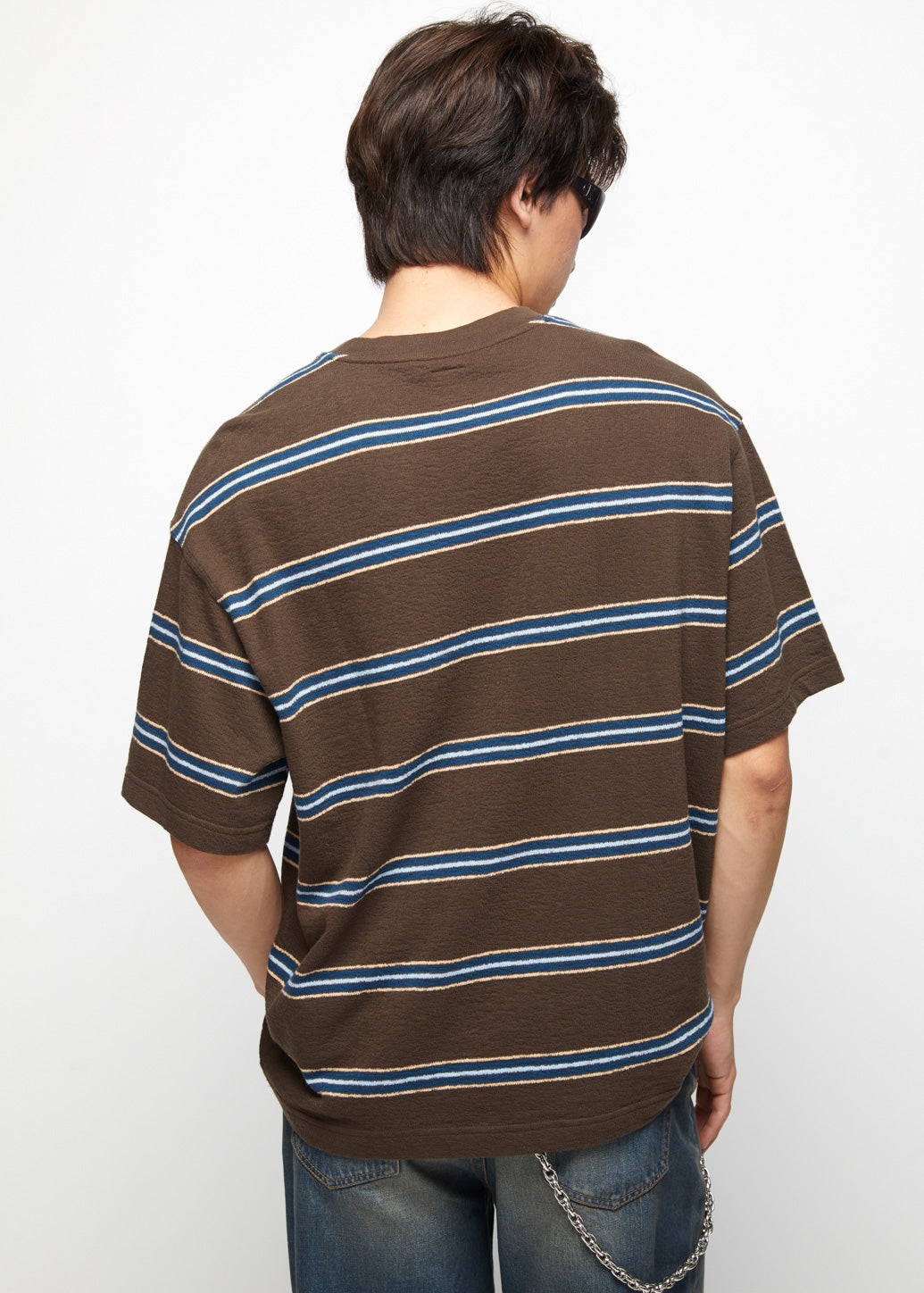 LOOSE FIT STRIPED TEE - CPS Chaps Official Store