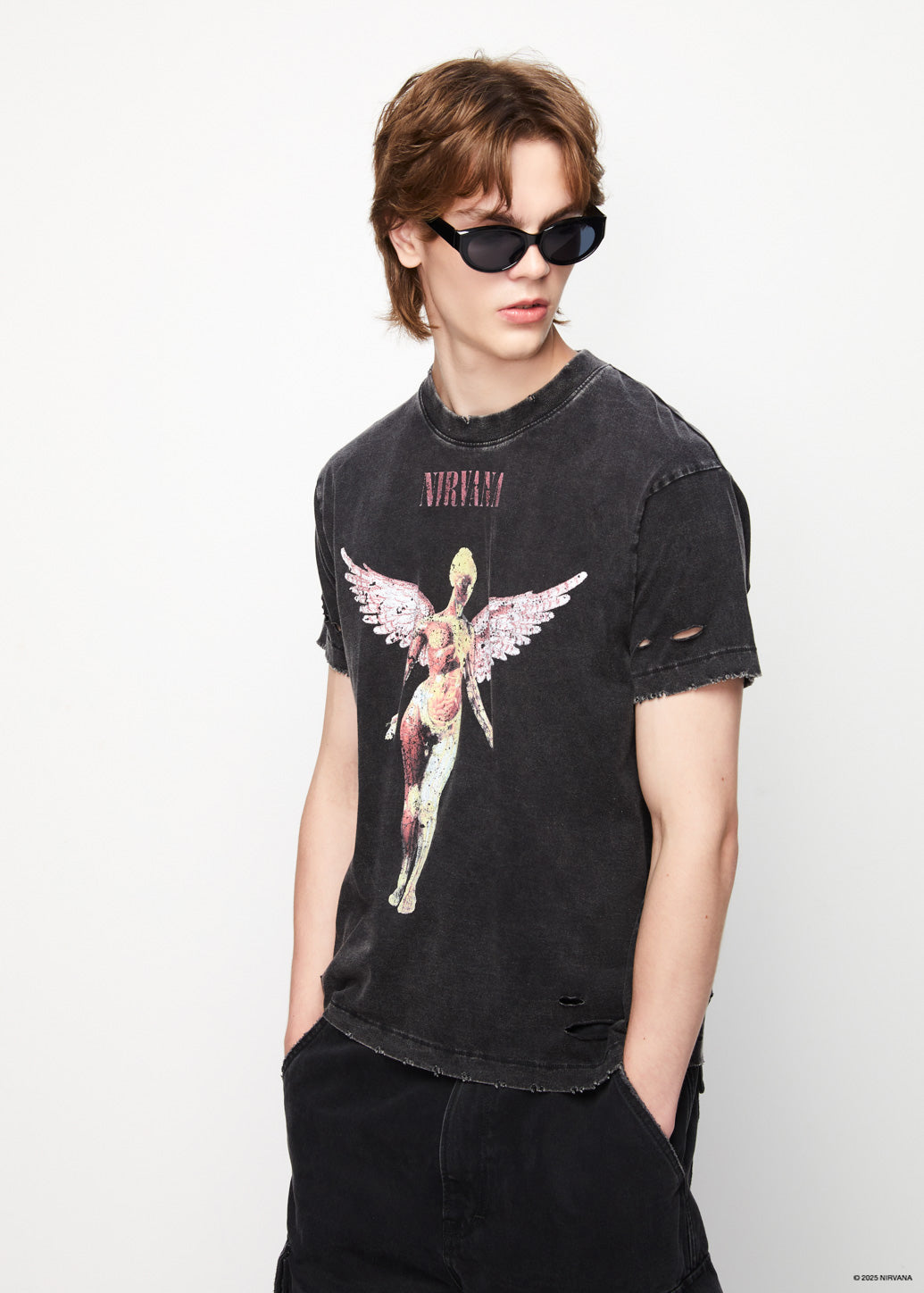 NIRVANA IN UTERO GRAPHIC TEE