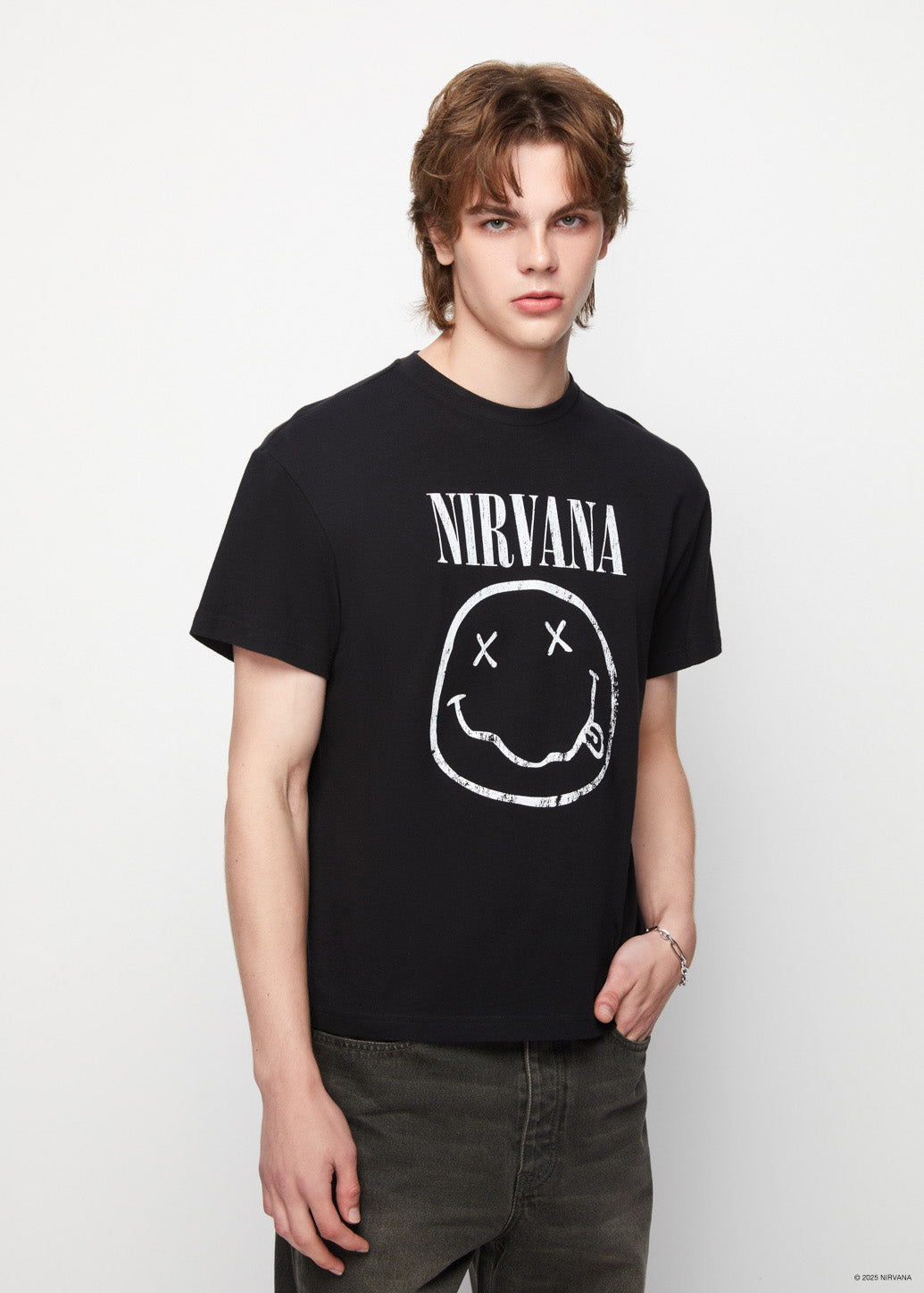 NIRVANA BOXY FIT TEE