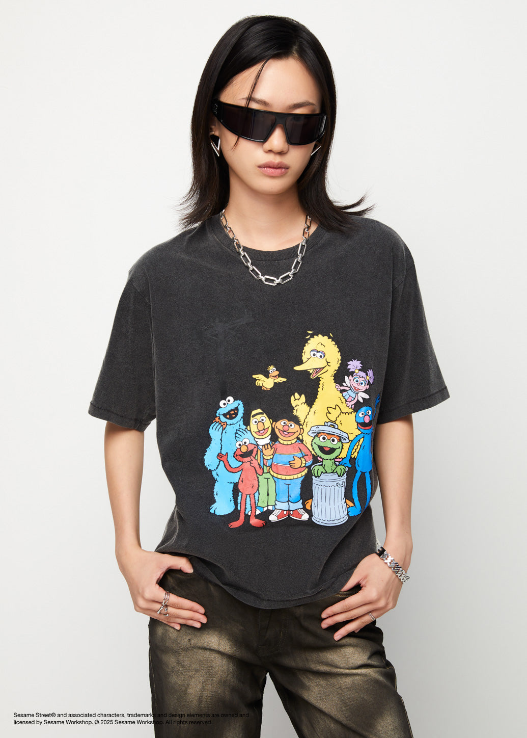 OVERSIZED SESAME GRAPHIC TEE