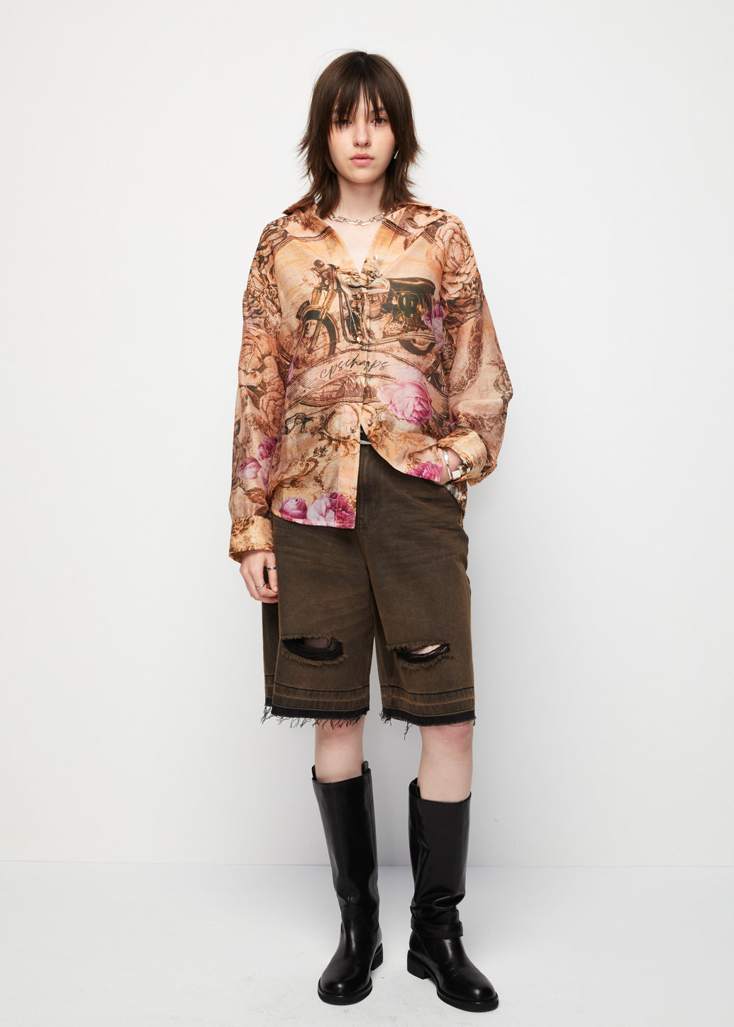 VINTAGE RAW EDGE SHORTS