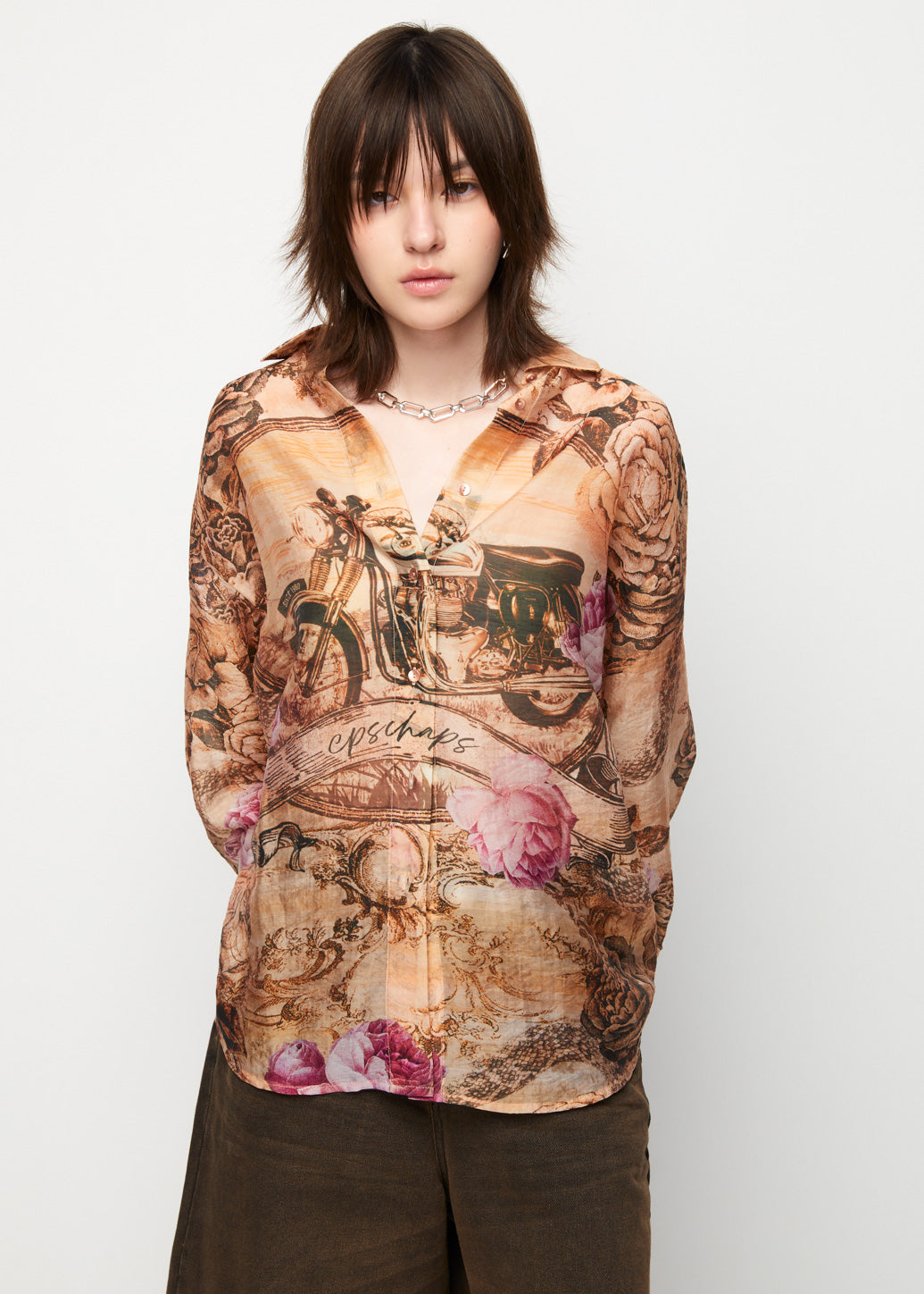 VINTAGE MOTORCYCLE GRAPHIC SHIRT