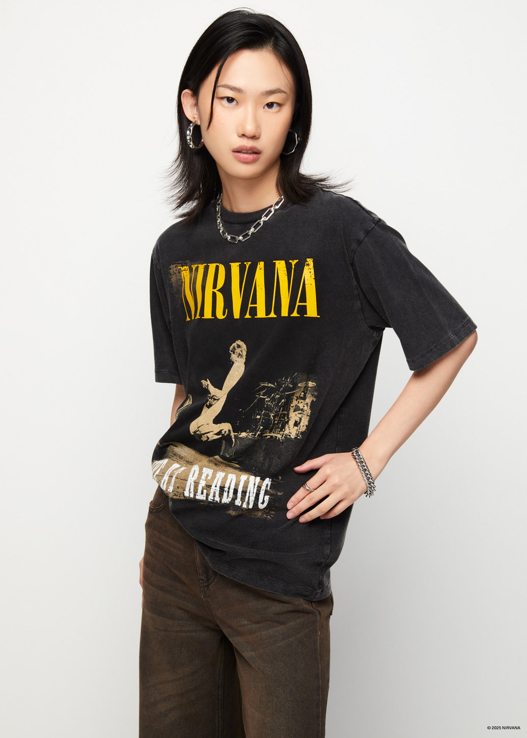 NIRVANA GRAPHIC OVERSIZED TEE