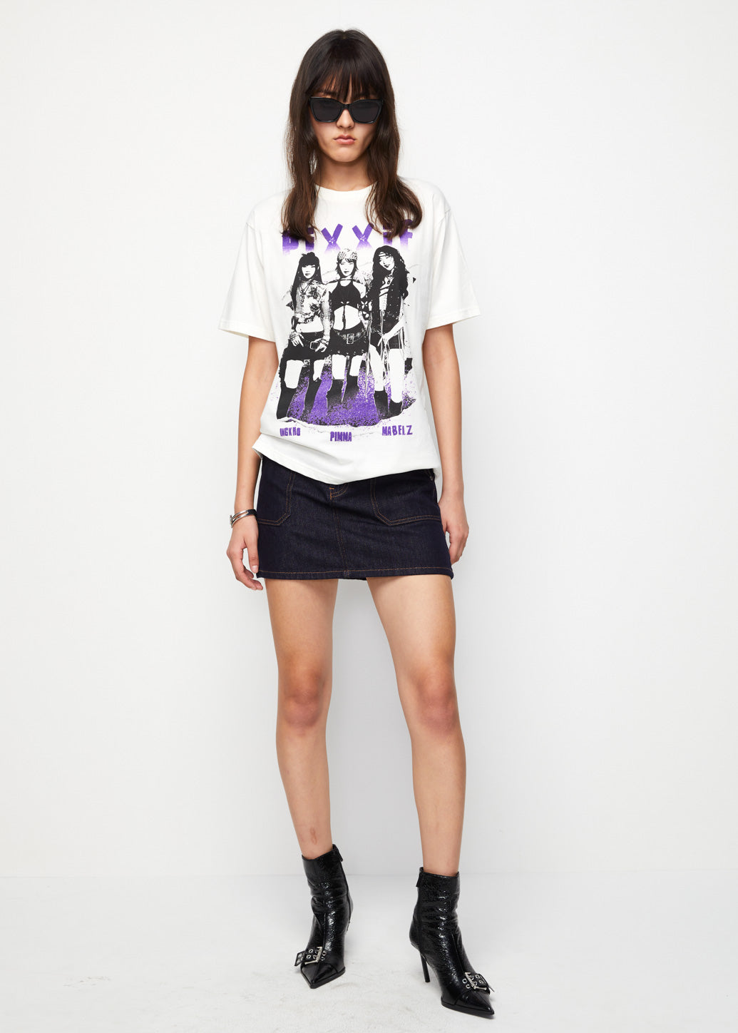PIXXIE OVERSIZED FIT GRAPHIC TEE