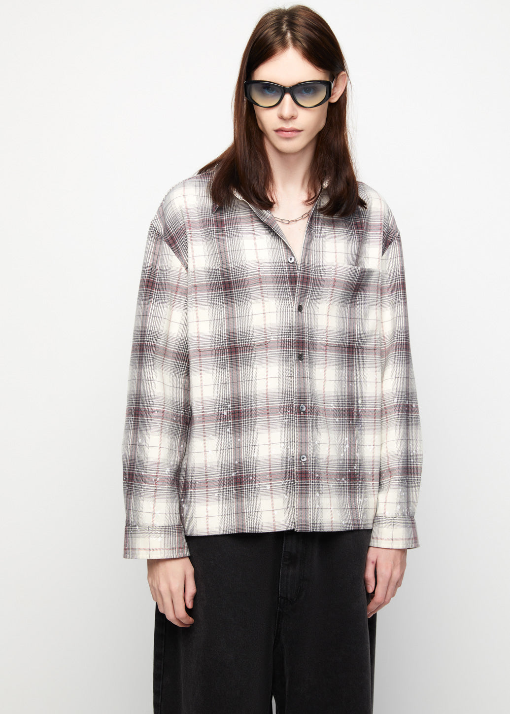 CHECKERED RELAXED FIT SHIRT