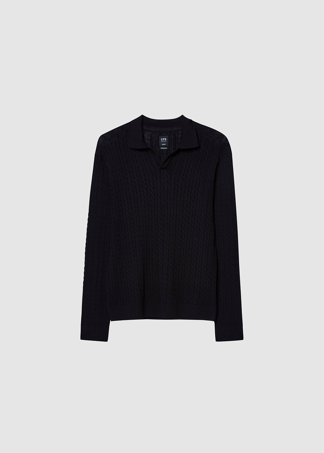 OPEN POLO TEXTURED SHIRT