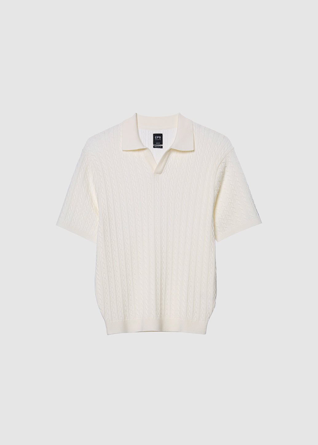 OPEN KNITTED POLO SHIRT