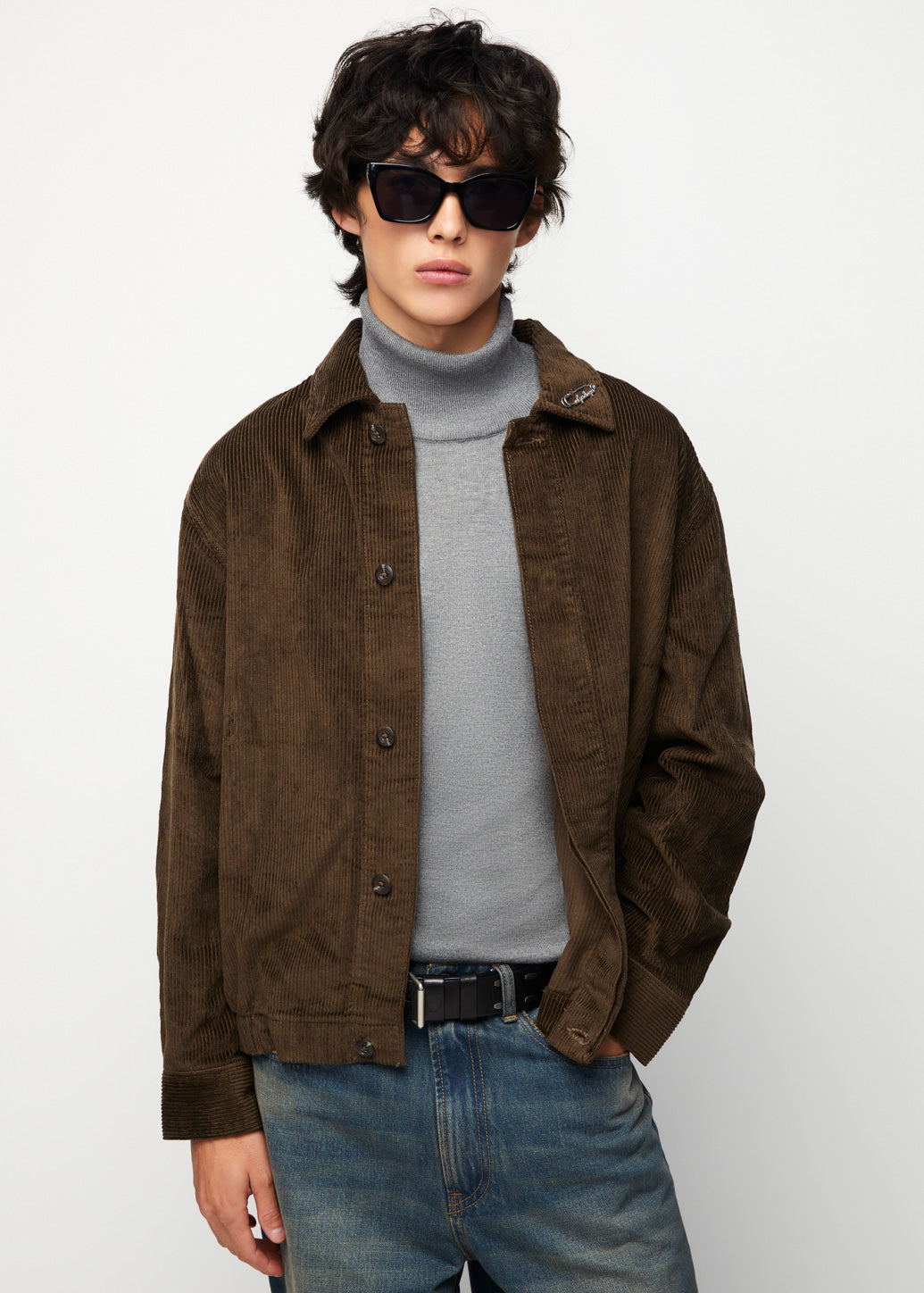 CORDUROY SACK OVERSHIRT