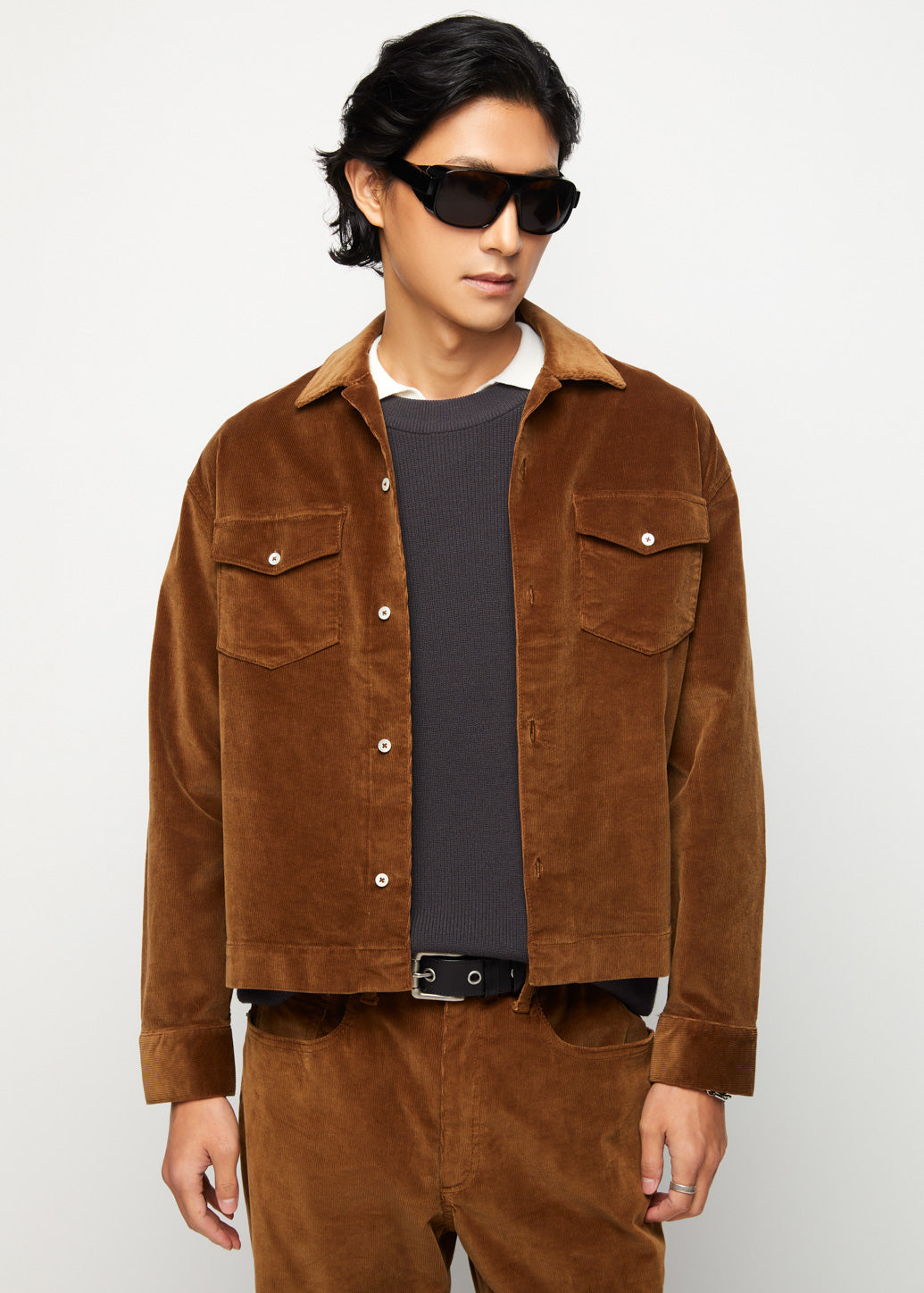 BASIC CORDUROY OVERSHIRT