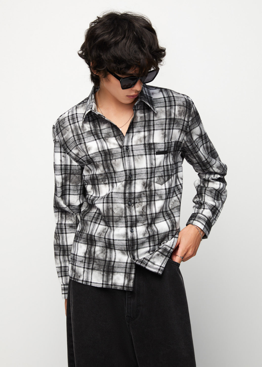 LONG SLEEVE CHECKERED SHIRT