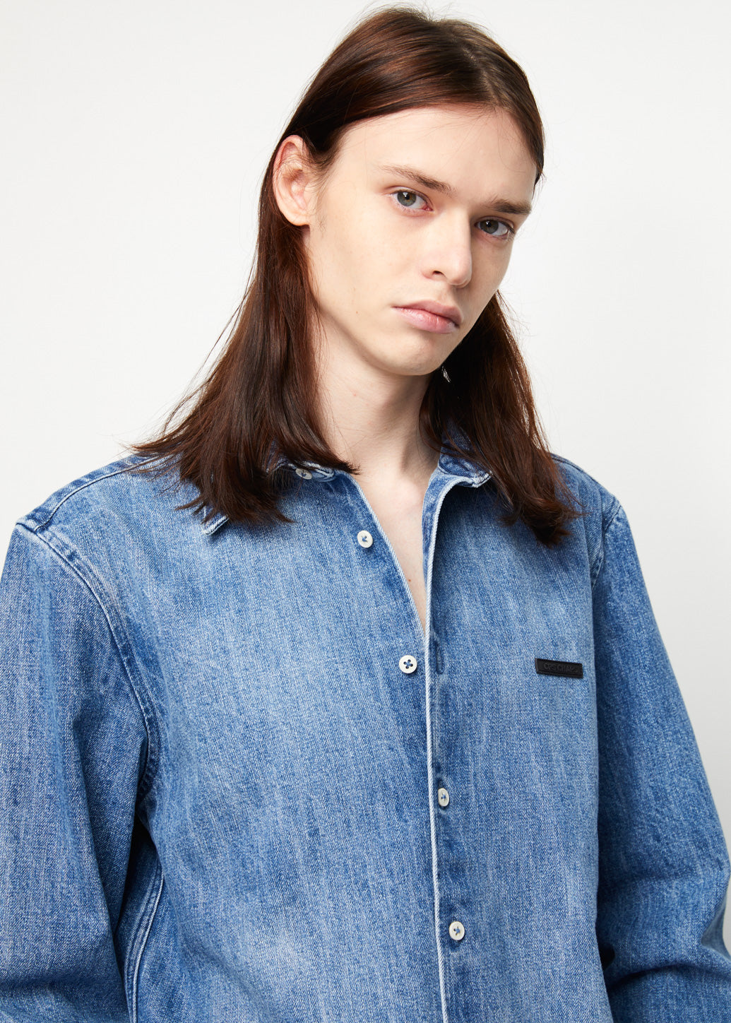 LONG SLEEVE DENIM SHIRT