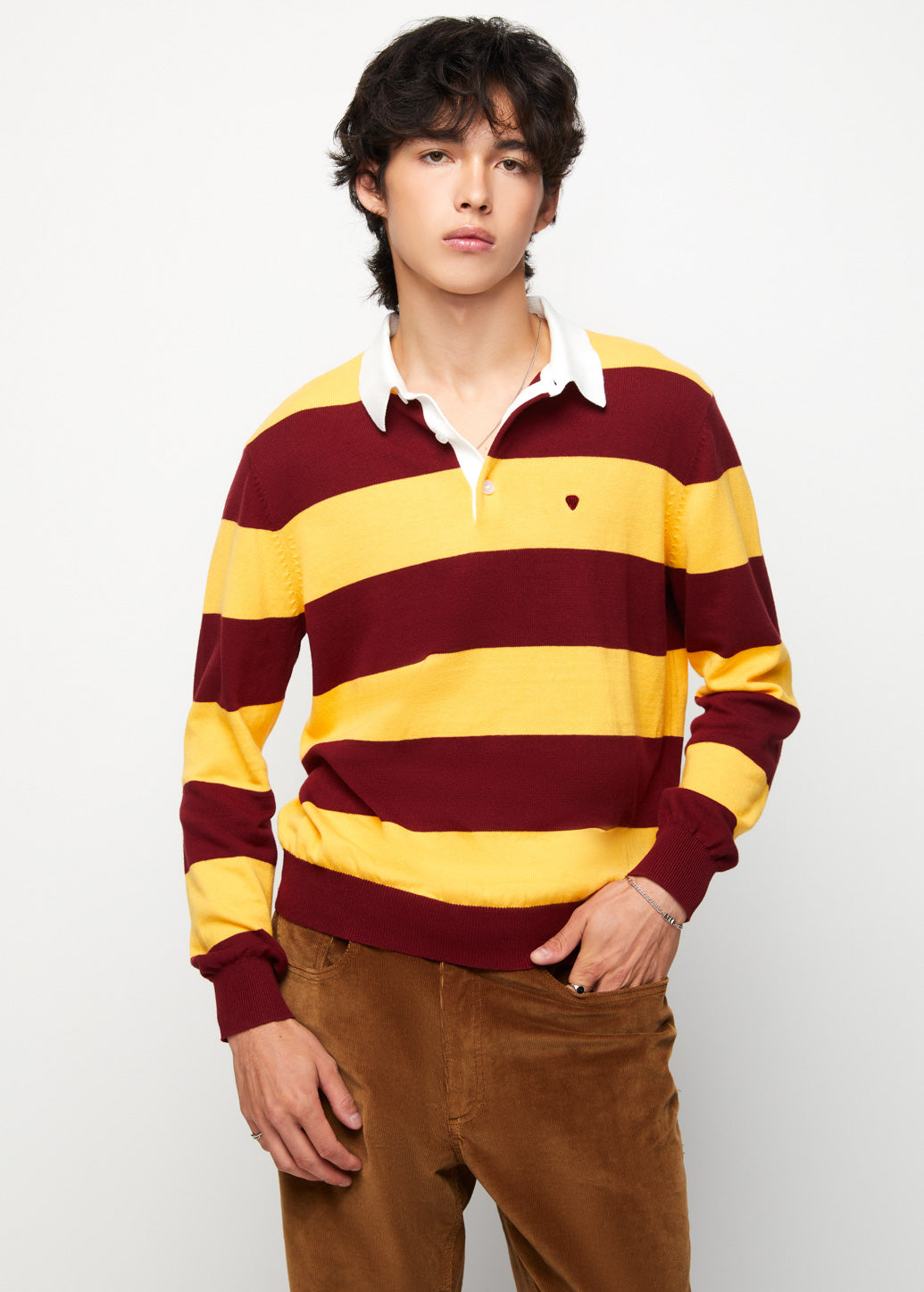 LONG SLEEVE RUGBY KNITTED SHIRT