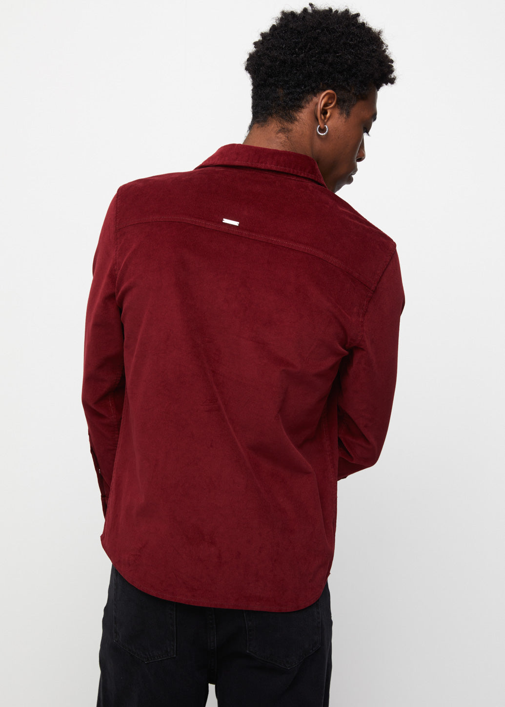 CORDUROY REGULAR SHIRT Red / XL