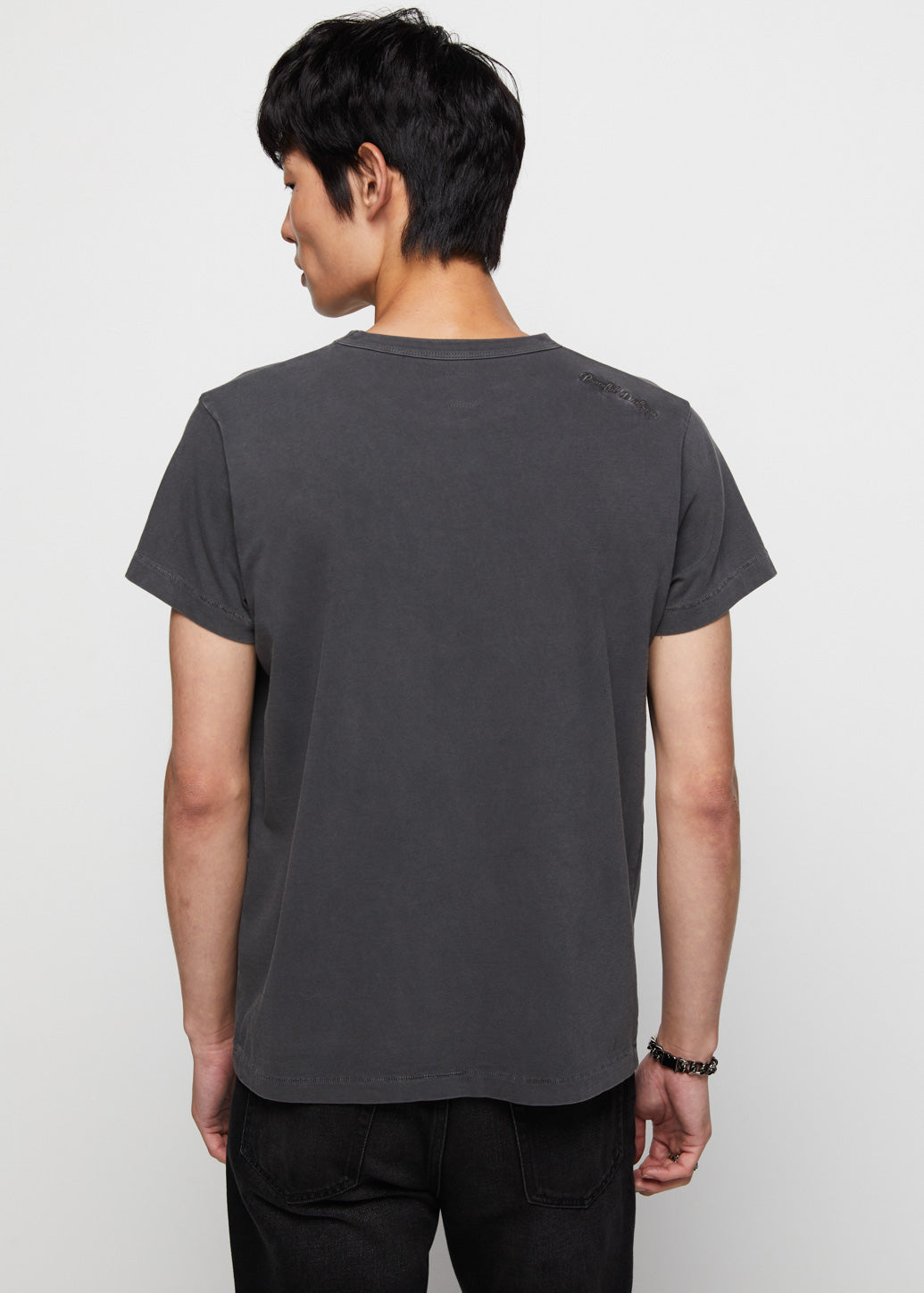 LOGO BROOCH GRAPHIC TEE Black / XL