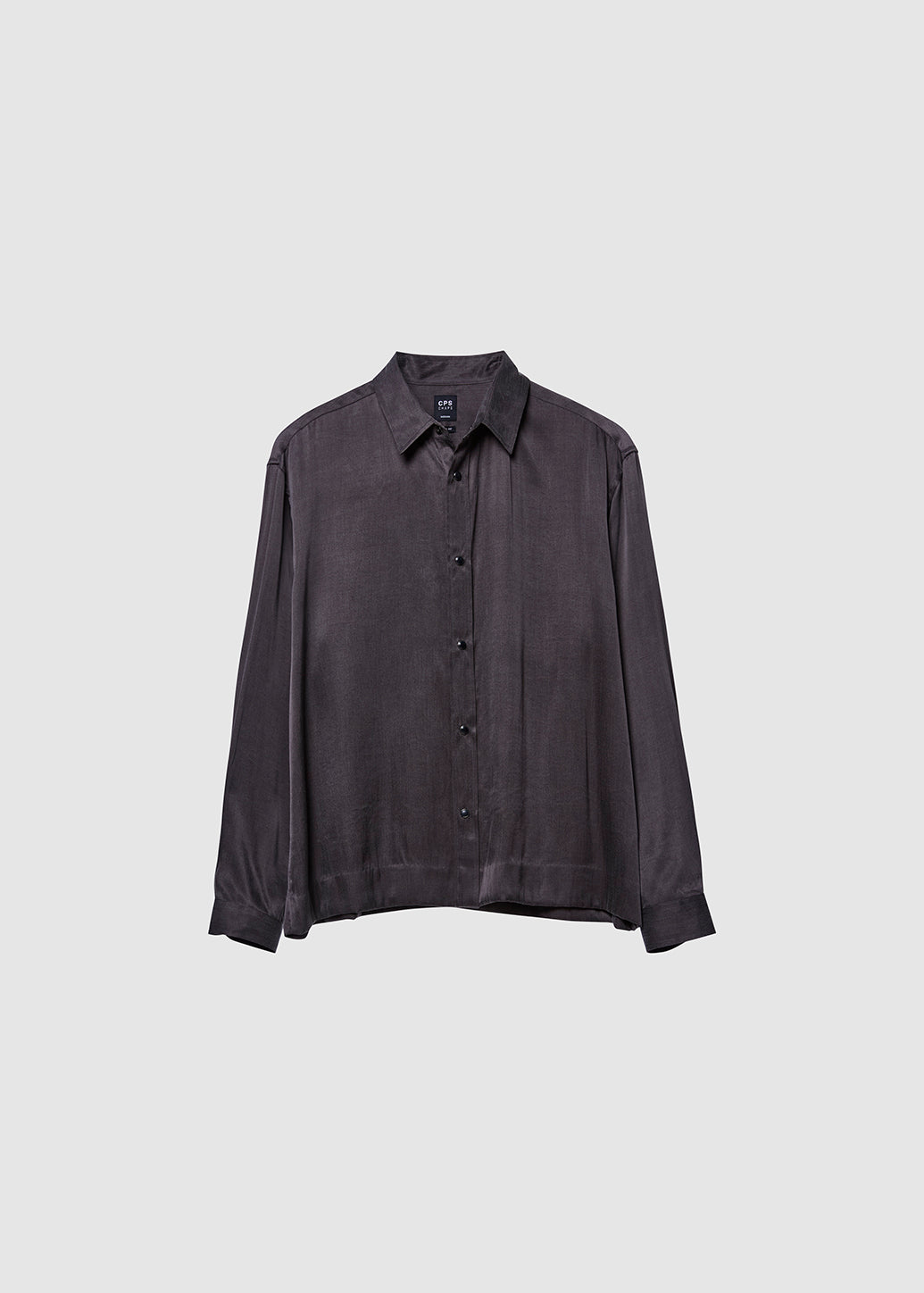 RELAXED FIT CROP SHIRT Grey / L