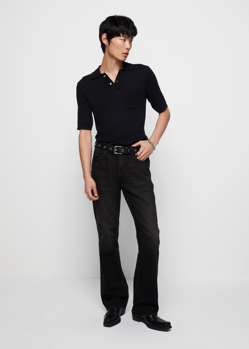 CLASSIC PIQUE POLO Black / XL