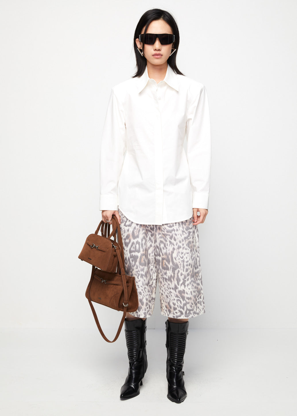 SOLID OVERSIZED FIT SHIRT