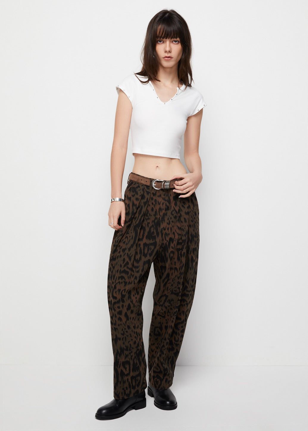 ANIMAL PRINTED PANTS