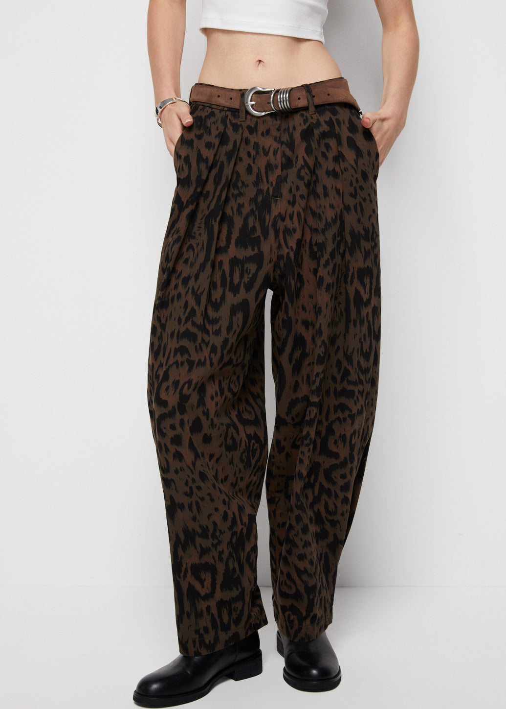 ANIMAL PRINTED PANTS