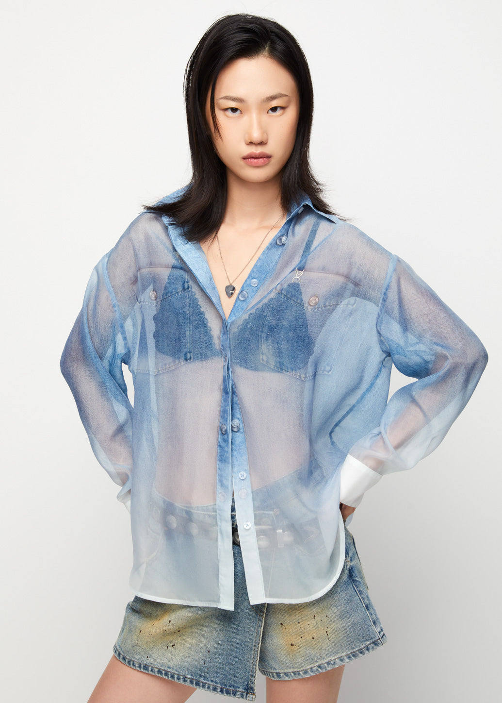 GRADIENT PRINTED SHIRT