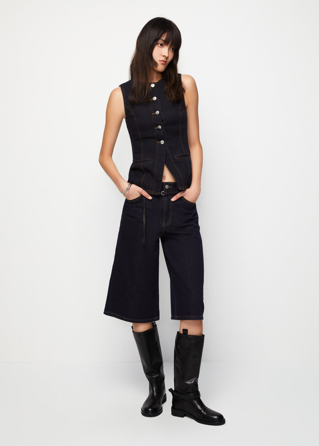 MINI BELTS CULOTTE JORT