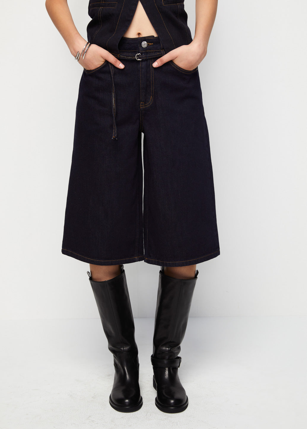 MINI BELTS CULOTTE JORT