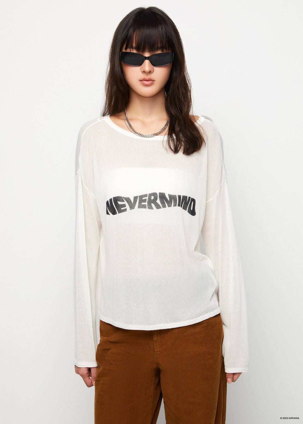 NIRVANA NEVERMIND KNIT TOP