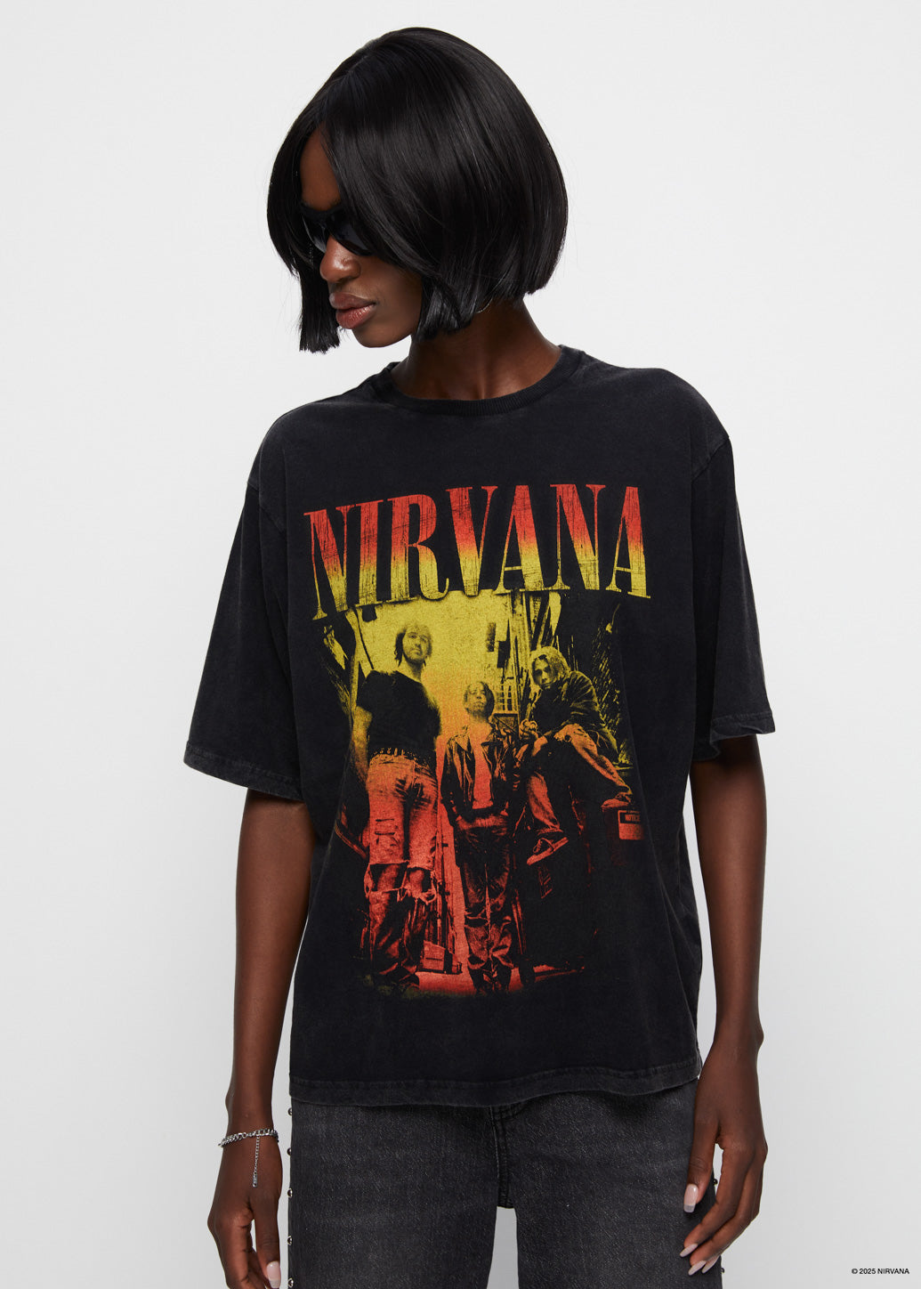 NIRVANA GRAPHIC OVERSIZED TEE