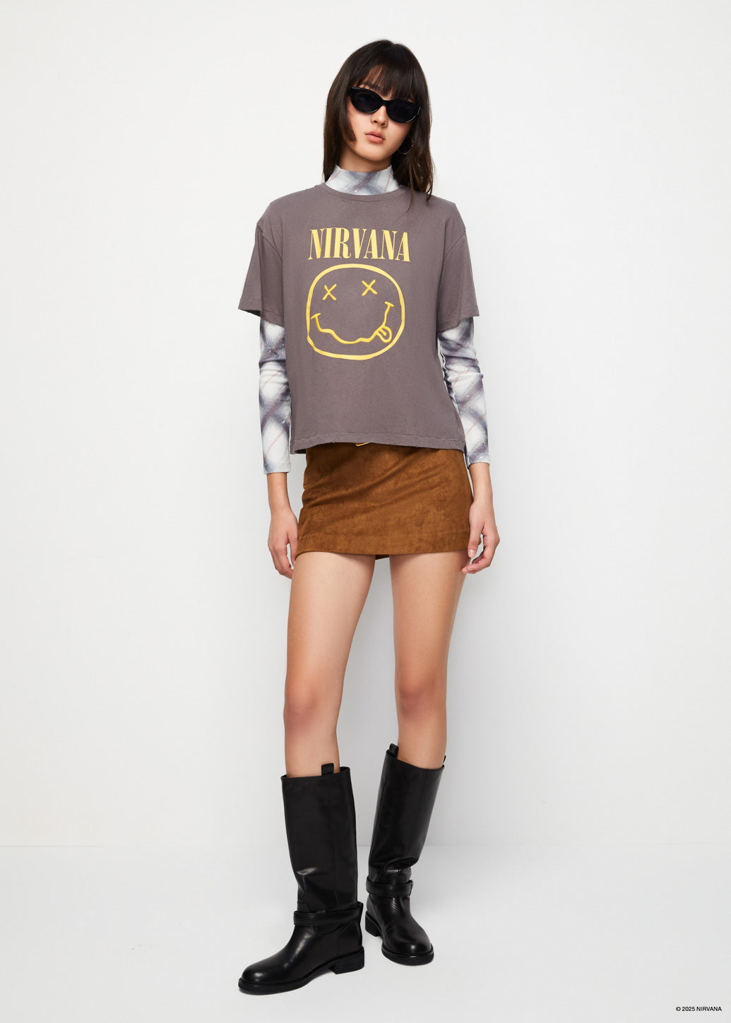 SUEDE MINI SKORTS