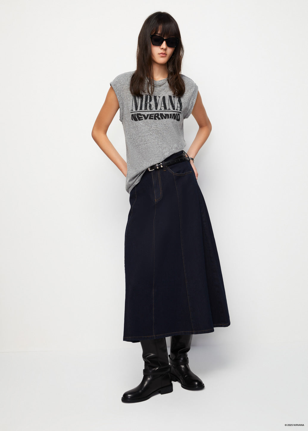 INDIGO JEANS SKIRT