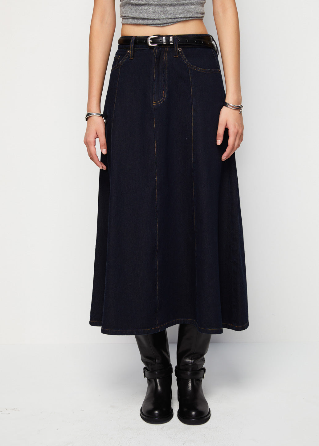 INDIGO JEANS SKIRT