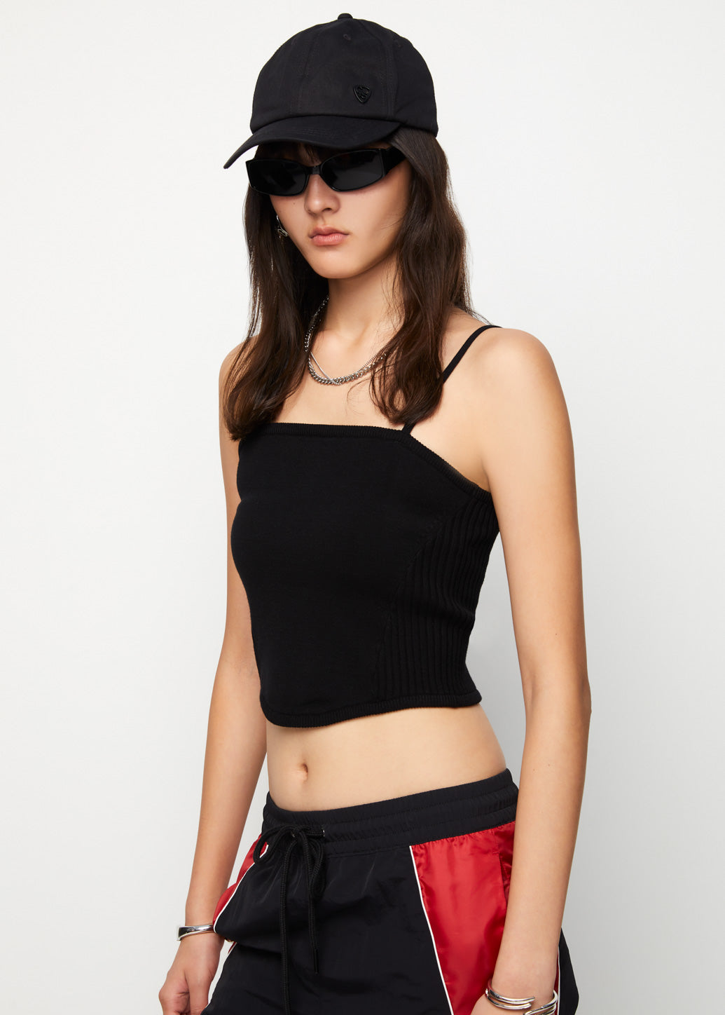 ON-TONE CUTTING CAMISOLE TOP