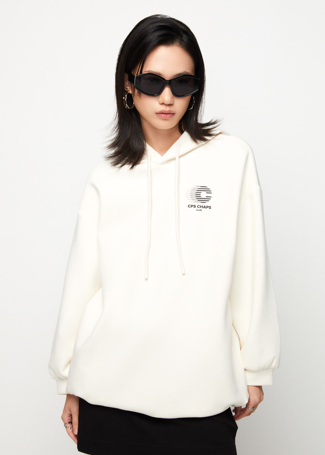 RACING LOGO HOODIE DRESS