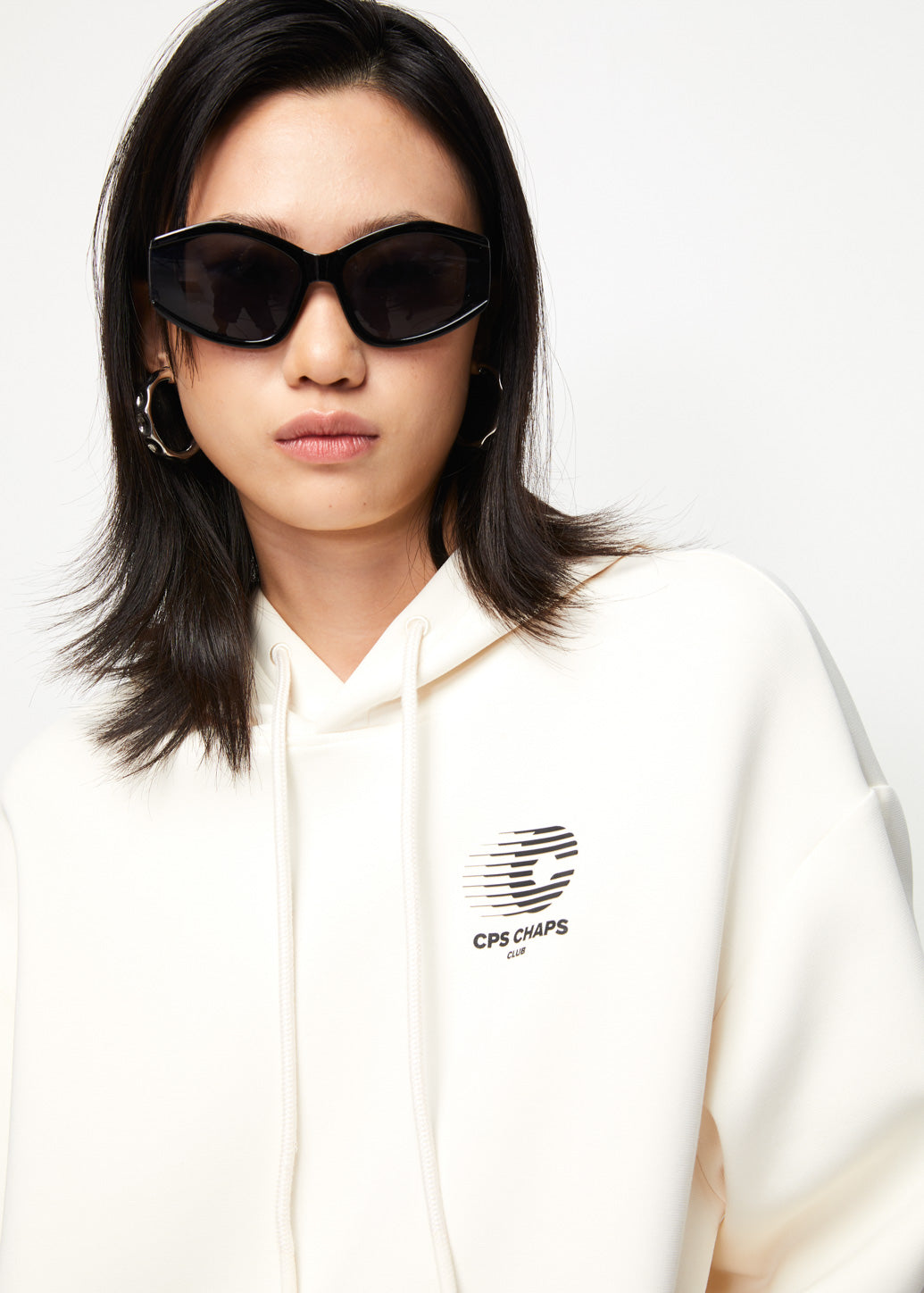 RACING LOGO HOODIE DRESS