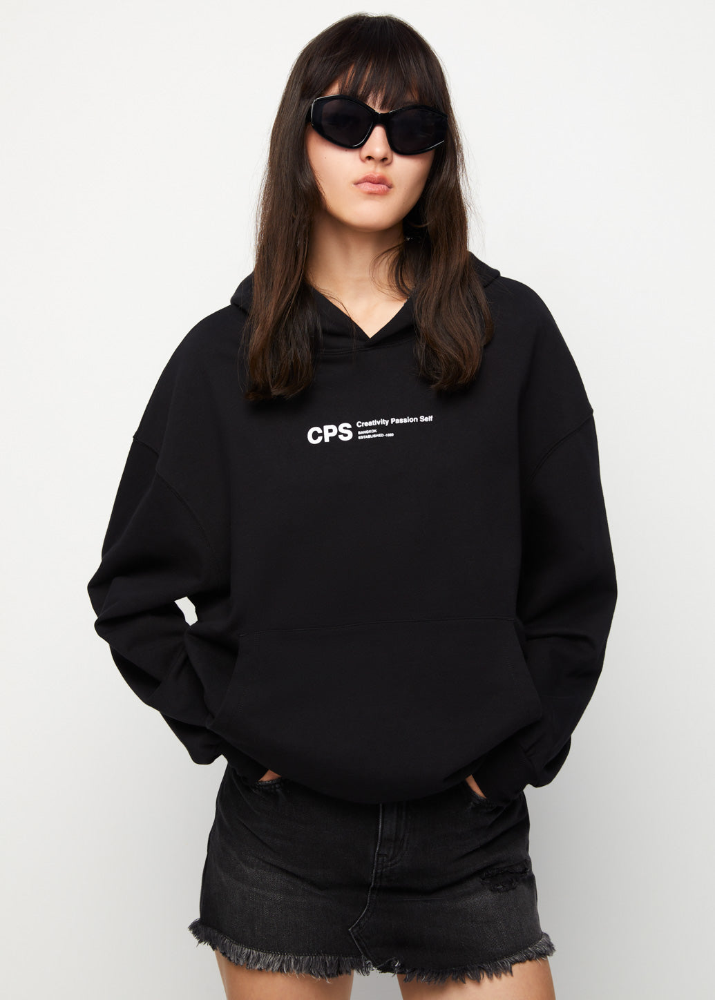 CONCEPTUAL GRAPHIC LOGO HOODIE