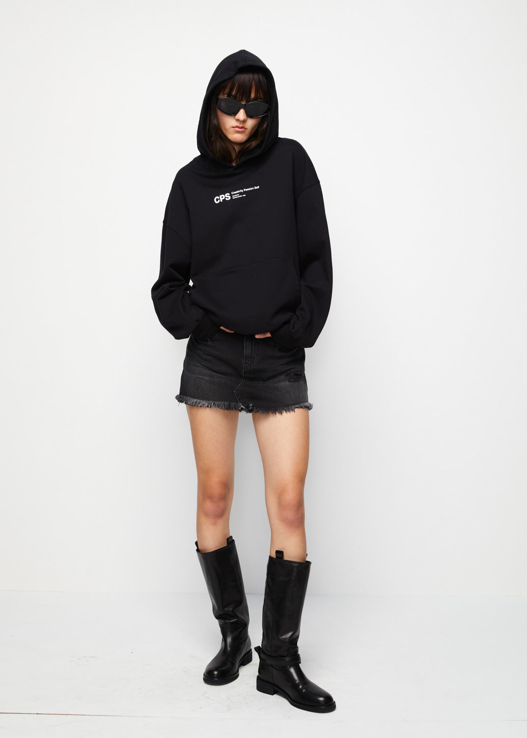 CONCEPTUAL GRAPHIC LOGO HOODIE