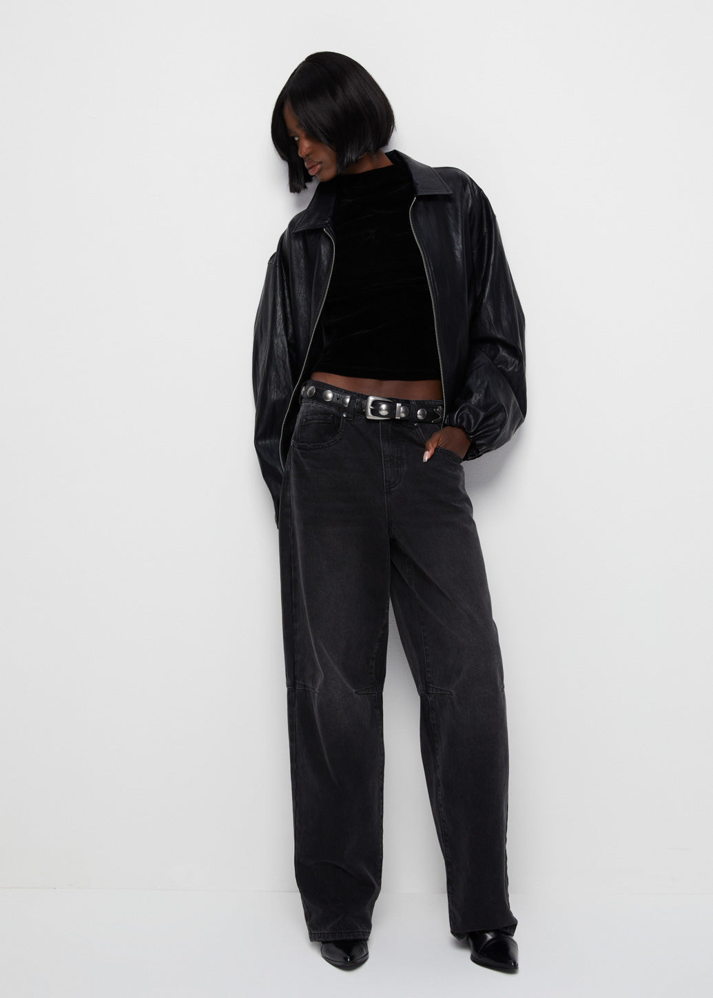 BASIC MOCK NECK TOP