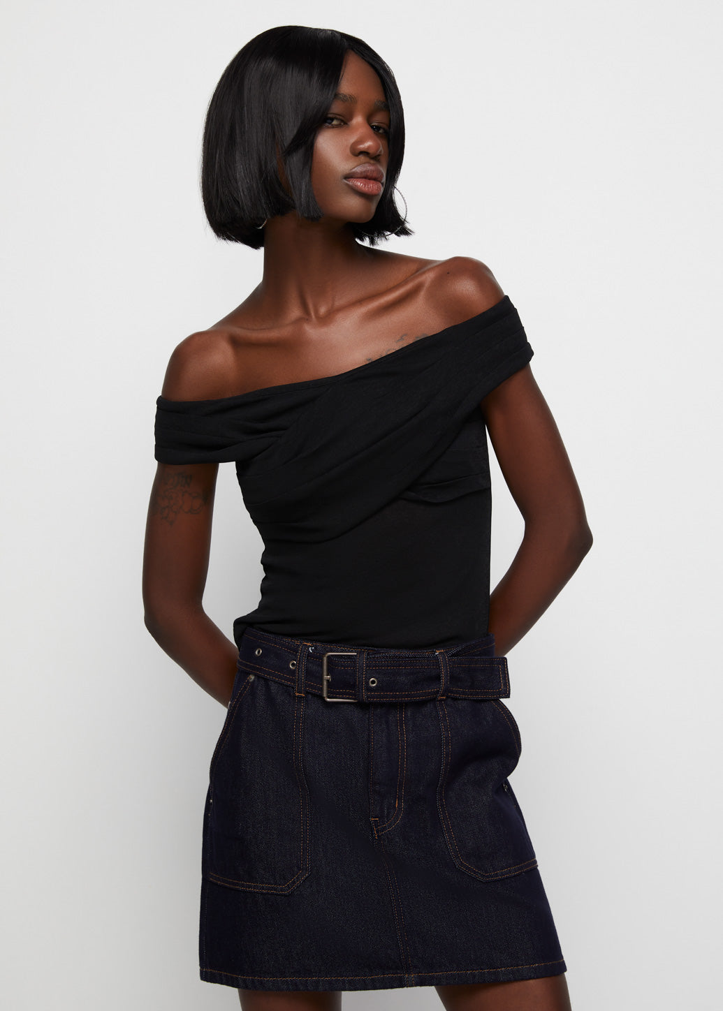WRAP OFF SHOULDER TOP