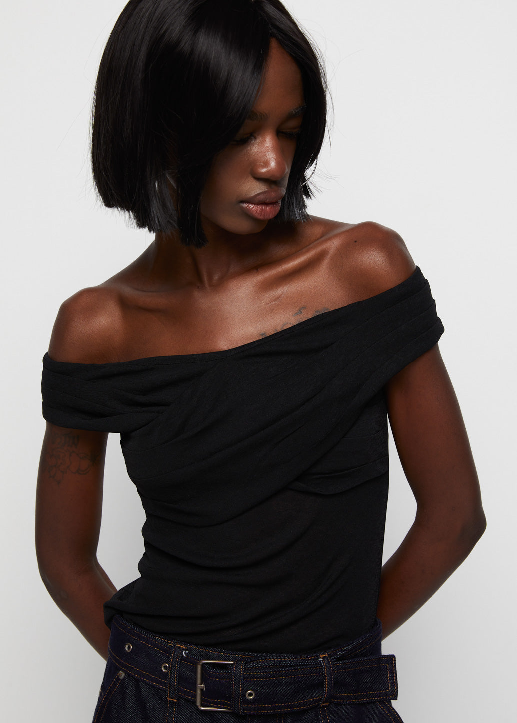 WRAP OFF SHOULDER TOP
