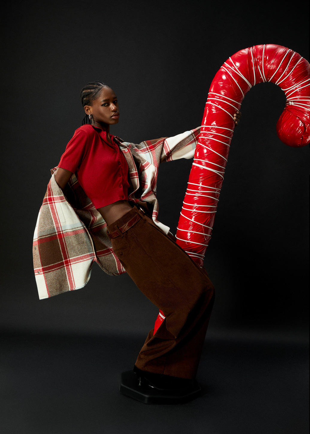 BASIC VELVET LOGO POLO SHIRT