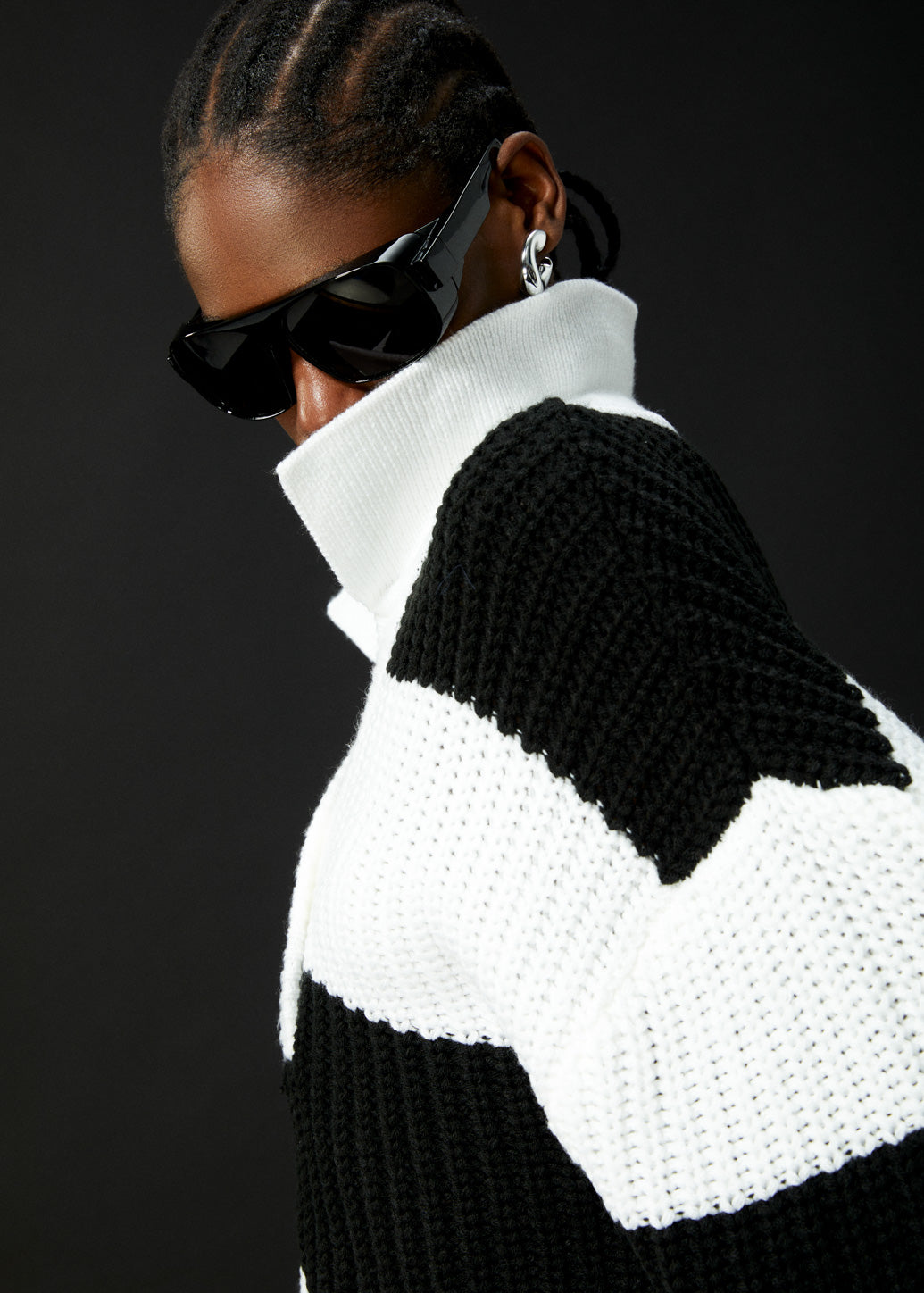 OVERSIZED STRIPE PULLOVER