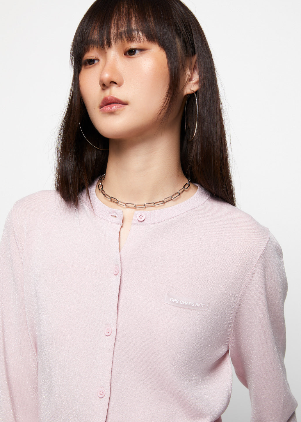 RELAXED GLITTER CARDIGAN