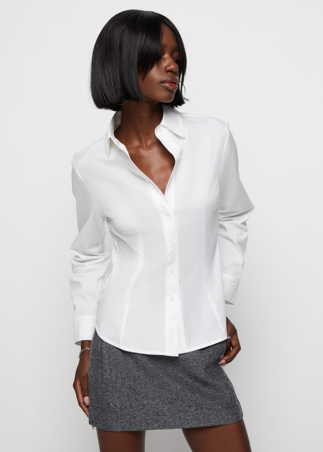 PLEATED WAIST SHIRT
