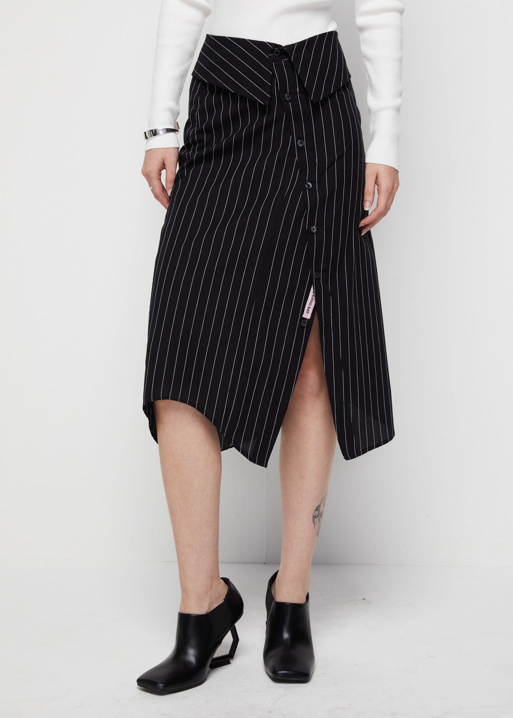 DECONSTRUCTION WRAP SKIRT