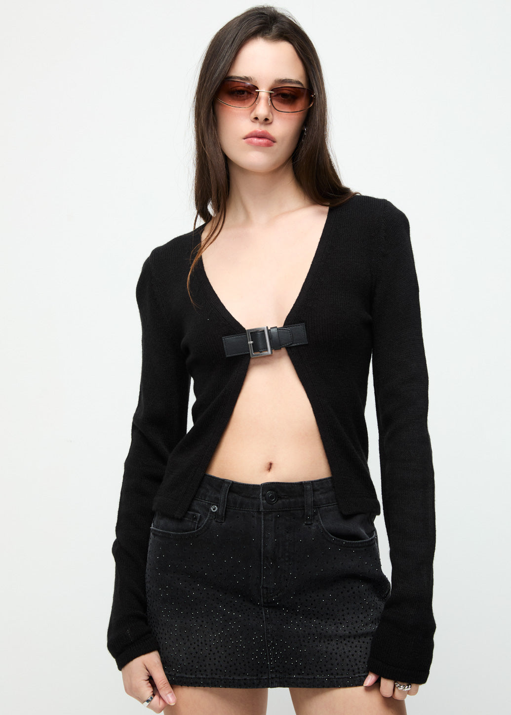 KNITTED LONG SLEEVE TOP