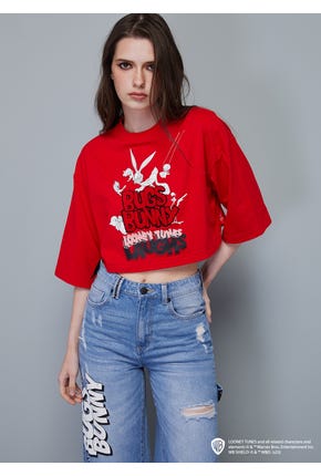Looney Tunes Graphic Cropped Tee