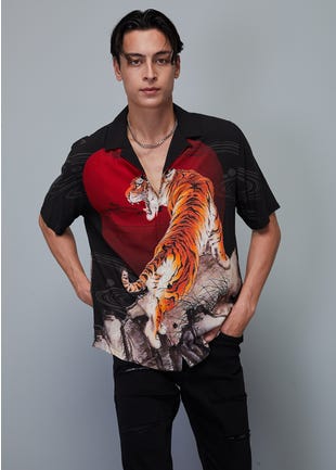 Tiger & Blood Moon Shirt
