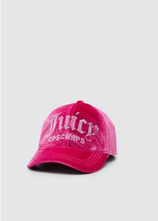 JUICY COUTURE X CPS CHAPS BLING VELOUR CAP